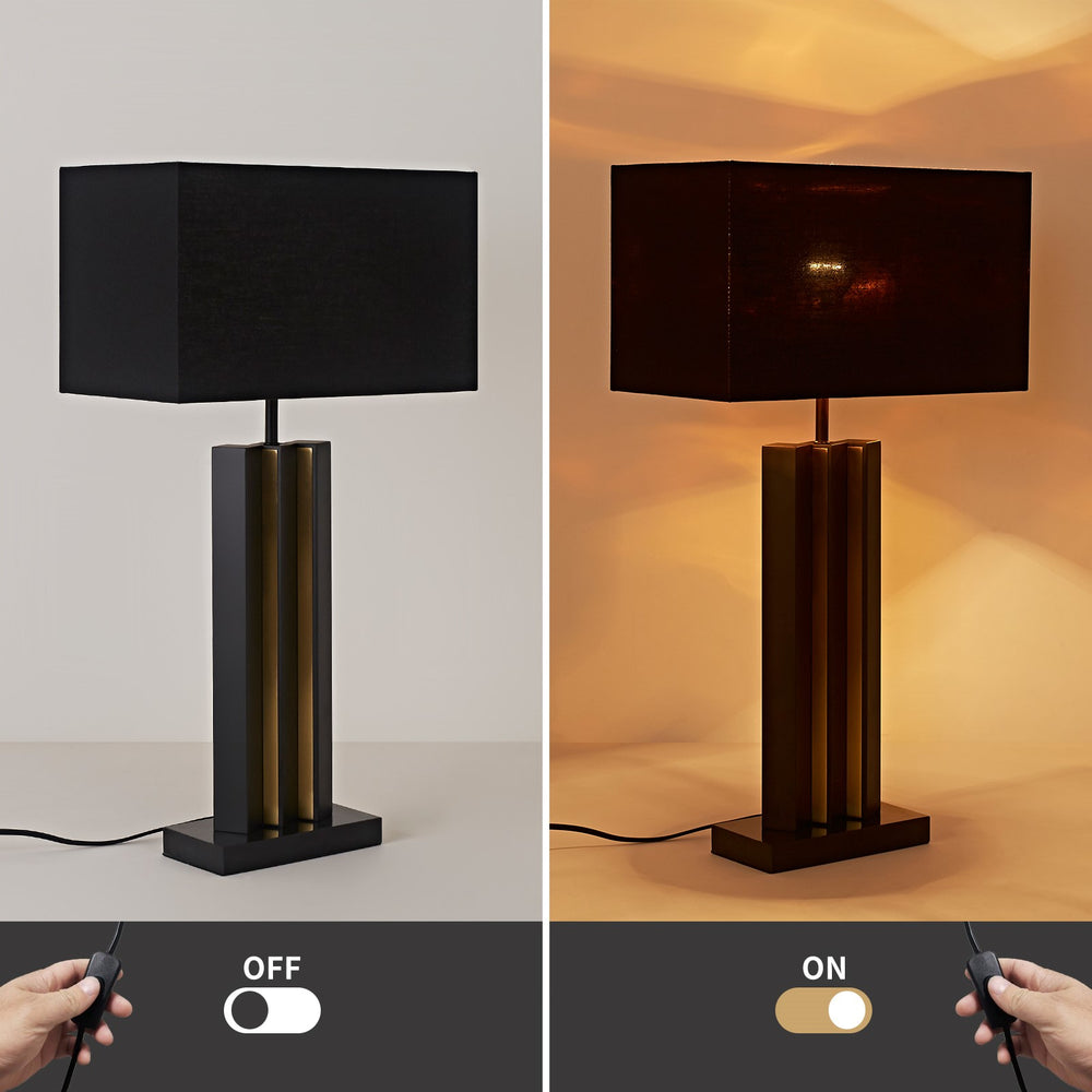 Black & Gold Table Lamp