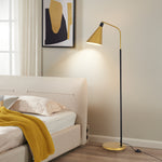 Gold & Black Floor Lamp