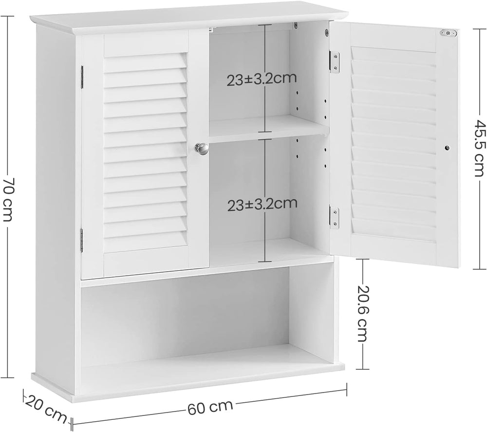 Wooden Bathroom Storage Cabinet: Grey – Owl & Trowel Ltd.