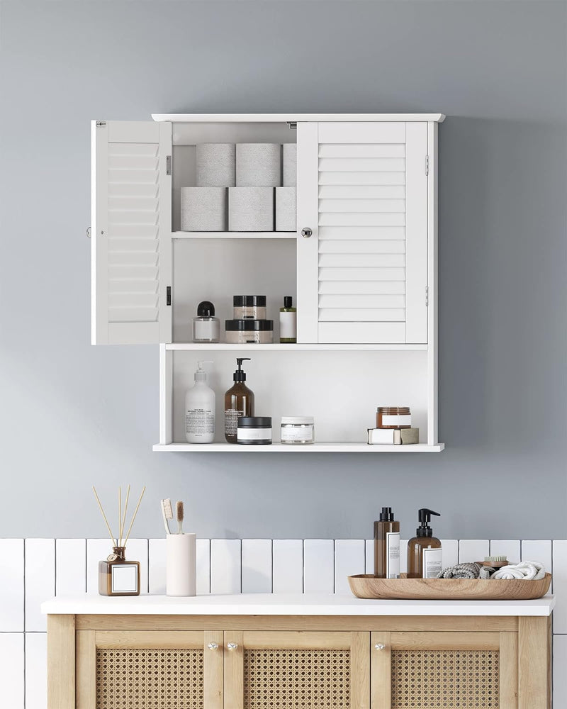 Wooden Bathroom Storage Cabinet: Grey – Owl & Trowel Ltd.