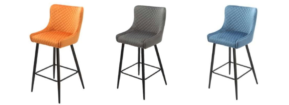 Thalia Velvet Bar Stools