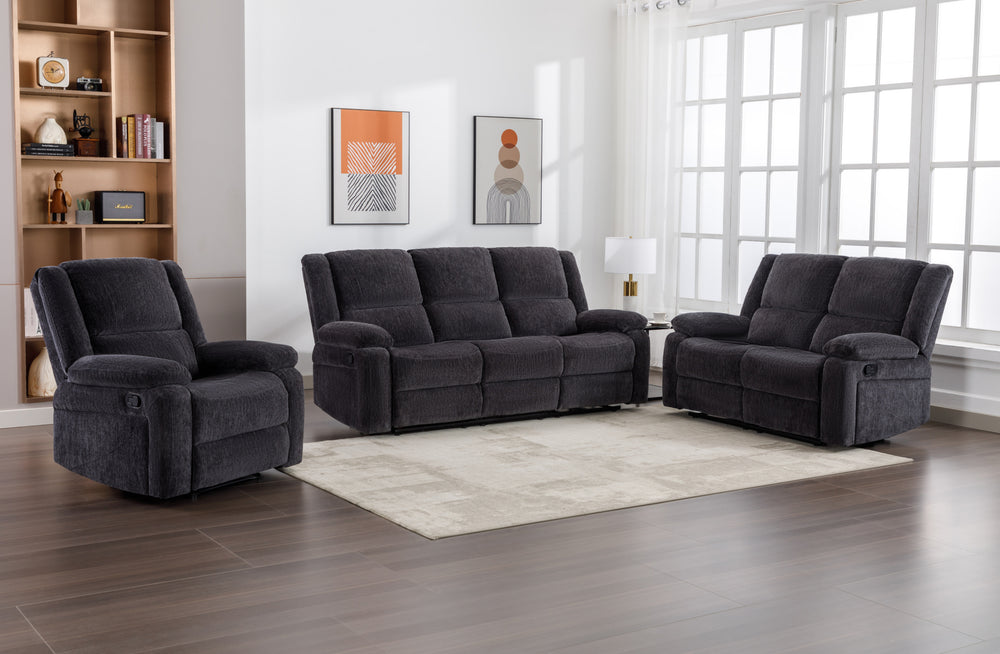 Perth Sofa Suite Charcoal