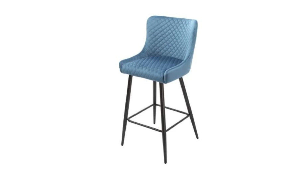 Thalia Velvet Bar Stools