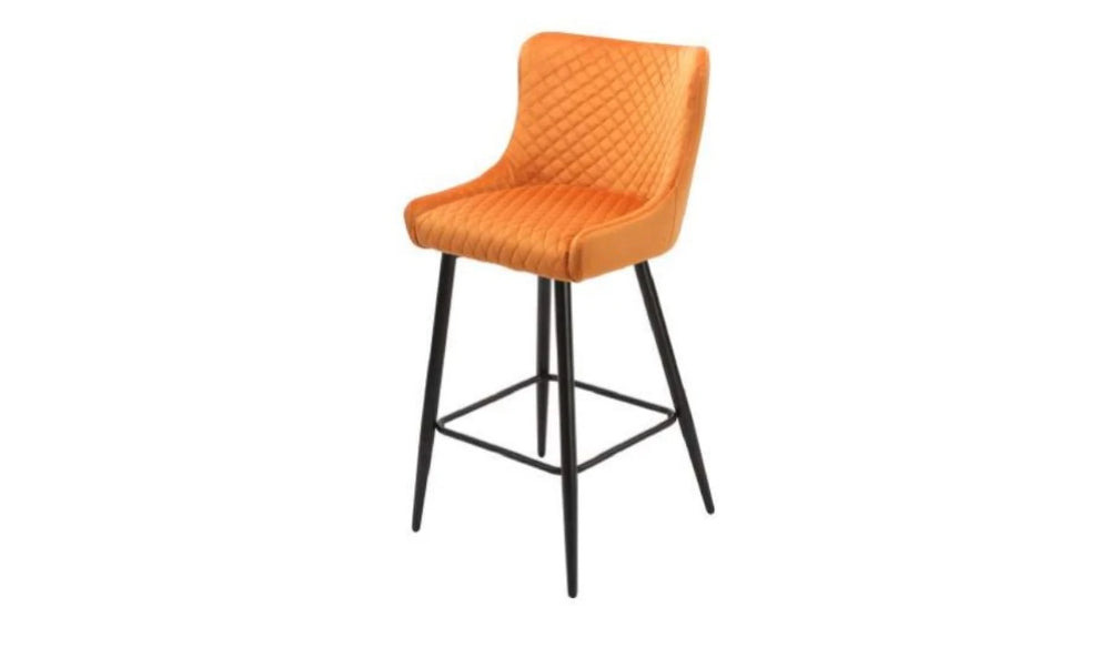 Thalia Velvet Bar Stools